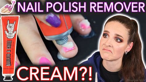 Nail Polish Remover Cream Not Toothpaste Youtube