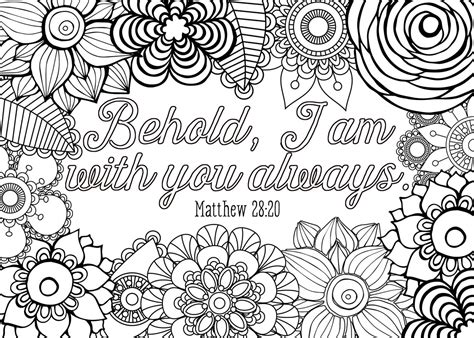Instructions for techniques using colored pencils. BeHOLD I Am WiTH You DooDLE BoARD 5x7 Coloring by ...