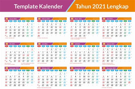 Get 17 Get Template Kalender 2021 Cdr Images 