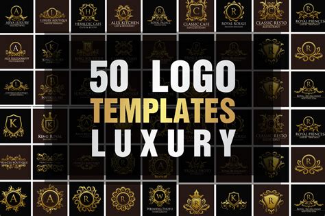Luxury Logo Templates 50 Set Creative Logo Templates Creative Market