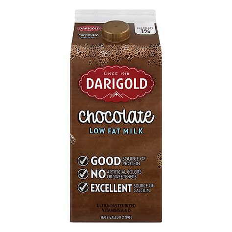 Darigold® Chocolate Low Fat Milk 05 Gal Carton 1 Milk Sun Fresh