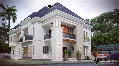 Architectural Design Of A Proposed 5 Bedroom Bungalow With Penthouse On