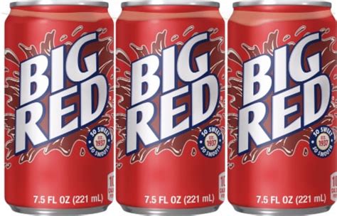 Big Red Soda Mini Cans 6 Cans 75 Fl Oz Jay C Food Stores