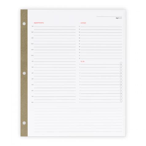 russell+hazel organization obsessed | Daily planner sheets, Planner sheets, Minimalist journal