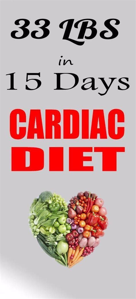 Cardiac Diet - Lose 10lbs in 3 days in 2020 | Cardiac diet ...