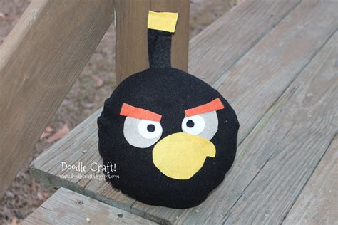 Doodlecraft Diy Angry Bird Plushies