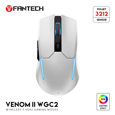 Fantech Venom Ii Wgc2 Wireless Gaming Mouse 24ghz With Rgb Lighting