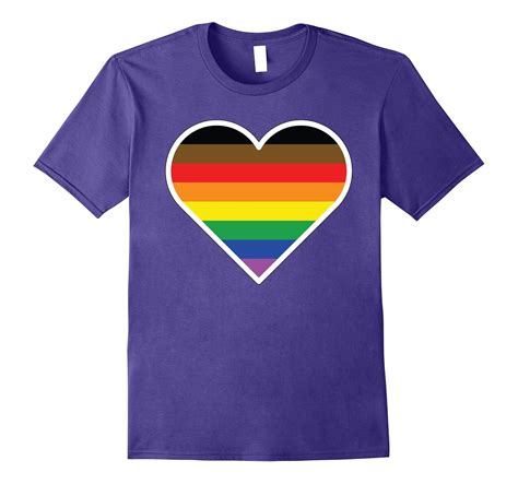 Gay Pride Shirt With Philly More Color More Pride Heart LVS Loveshirt