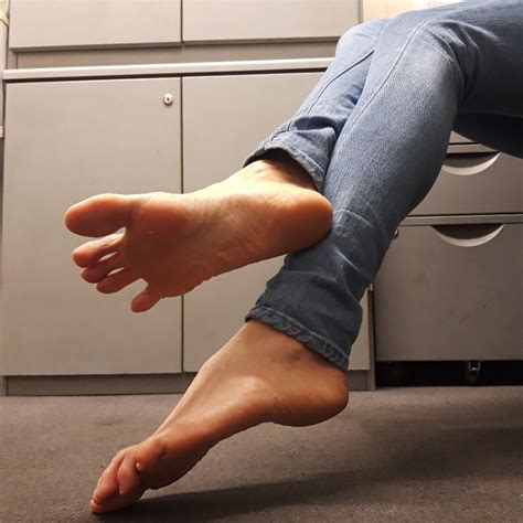 Feet Pics In The Office The Mousepad