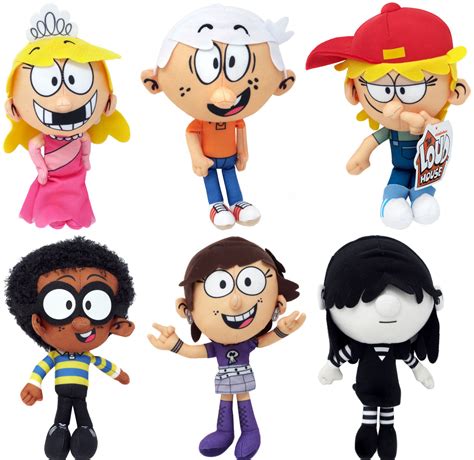 Nickelodeon Loud House Lola Luna Clyde Lana Lucy And Lincoln Set Of 6