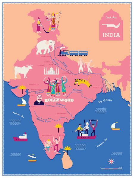 Kids Map Of India