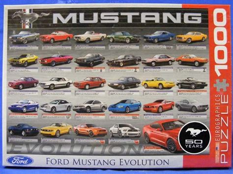 Buffalo Road Imports Ford Mustang Evolution 50th Anniversary Puzzle