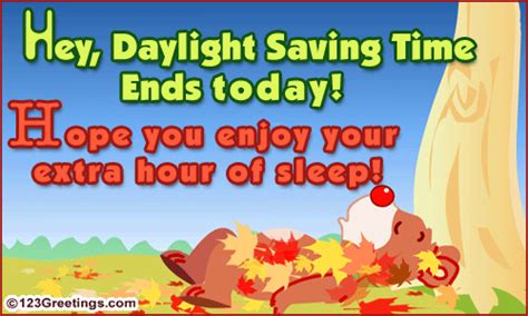 Extra Hour Of Sleep Daylight Savings Time Daylight Saving Time Ends