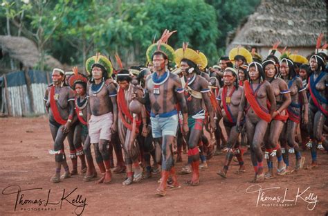 Kayapo Tribe Gorotire Kayapo Reserve Brazilian Amazon Thomas L Kelly