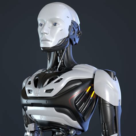 3d Sci Fi Male Robot Android Turbosquid 1656790 In 2021 Male Robot