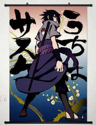 Home Decor Anime Wall Scroll Poster Naruto Uchiha Sasuke In Painting