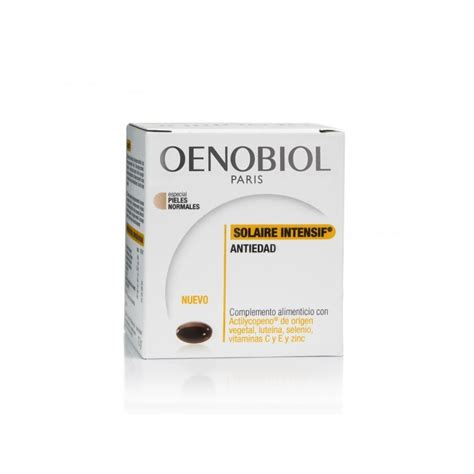 Comprar Oenobiol Solaire Intensif Antiedad 30 Capsulas