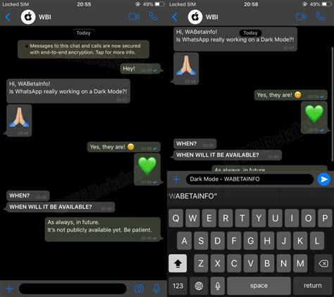 Here is a guide to help you enable it on whatsapp has finally launched its dark mode feature for all android and iphone users. WhatsApp for iPhone Will Gain Dark Mode in the Future