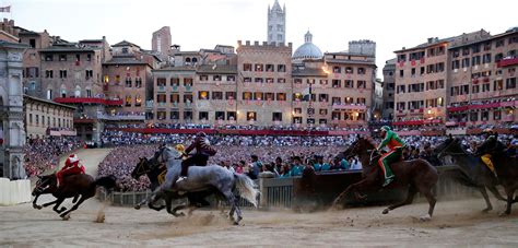 Palio Di Siena Horse Race In Pictures Summer Holiday Winter Holidays