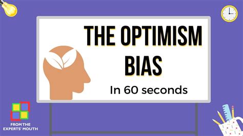 The Optimism Bias Psychology Concepts In 60 Seconds Tanvee