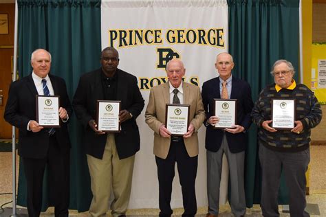 Pgcps Athletic Hall Of Fame Enshrines Inaugural Class During Special