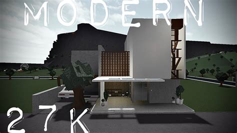 Black Modern House Bloxburg