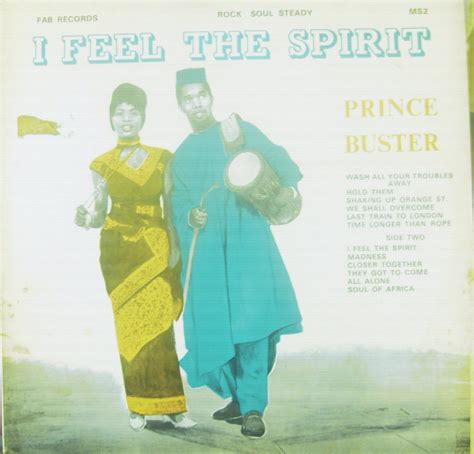 Prince Buster I Feel The Spirit First Album Prince Buster All Alone Busters Sins Vinyl