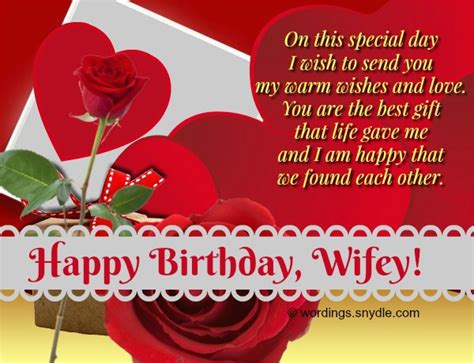 Wishing Wife Happy Birthday Quotes Birthdaybuzz