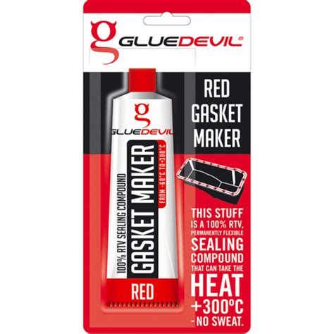 Red Gasket Maker Gluedevil