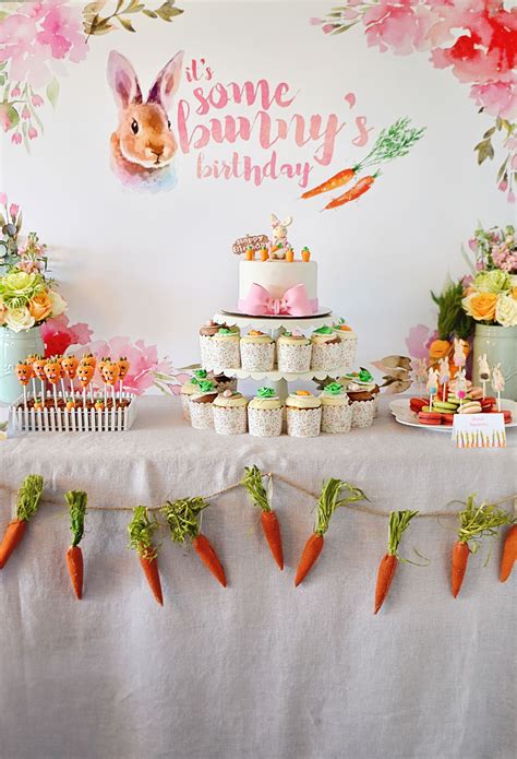 Shop The Party Bunny Themed Party Project Nursery Bunny Birthday