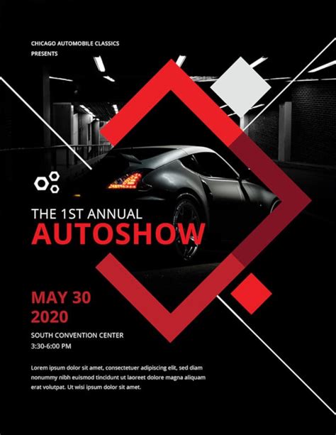 How To Makecreate A Car Show Flyer Templates Examples 2023