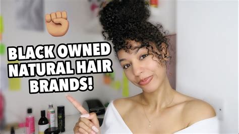 The Best Black Owned Hair Productsbrands For Natural Curly Hair Youtube