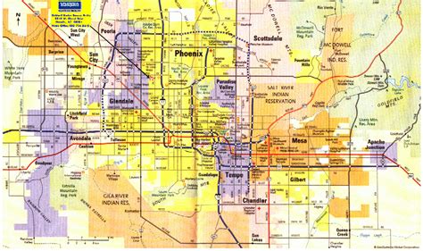 Printable Map Of Phoenix Printable Map Of The United States