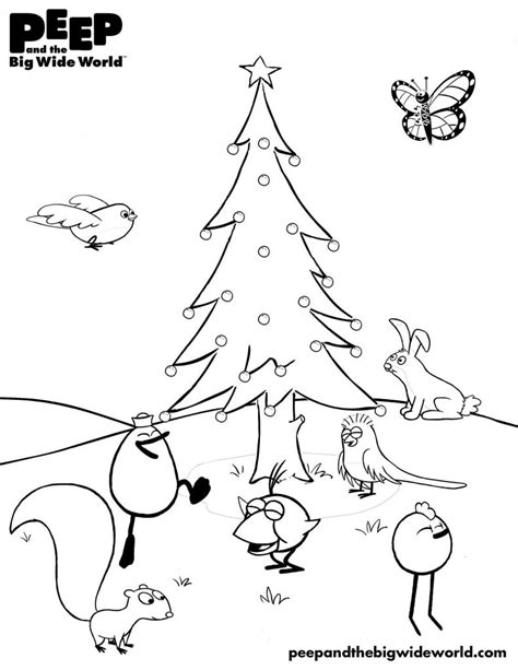 33 Peep And The Big Wide World Coloring Pages Mihrimahasya Coloring Kids