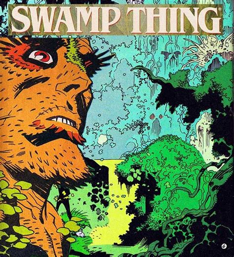 Mike Mignolas Swamp Thing Annual Pages Comic Book Heroes Swamp Comics