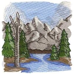 The kit comes with a pair of shears, embroidery floss, a stained bamboo. Dakota Collectibles Embroidery Design: Mountains 2.99 ...