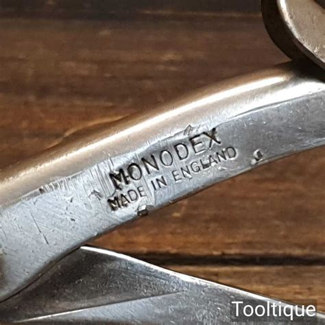 Vintage Monodex Hand Sheet Metal Cutter Tool Good Condition Tooltique