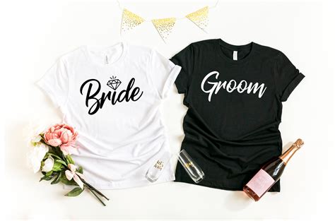 Bride And Groom Shirts Set Wedding And Honeymoon Shirts Bride Etsy