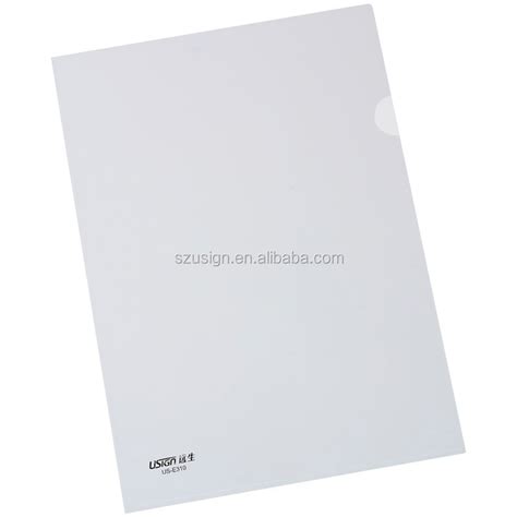 Us E310 Pp Transparent L Shape Folder Office Folder Buy L Shape