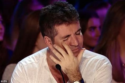 Britains Got Talent Judge Simon Cowell In Tears As Auditioning Singer Pops The Question