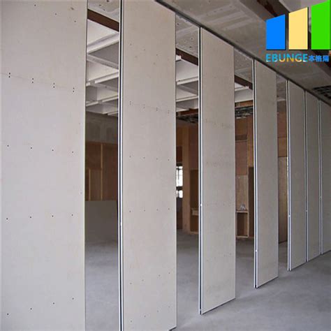 Aluminum Hanging Movable Walls Soundproof Office Operable Sliding