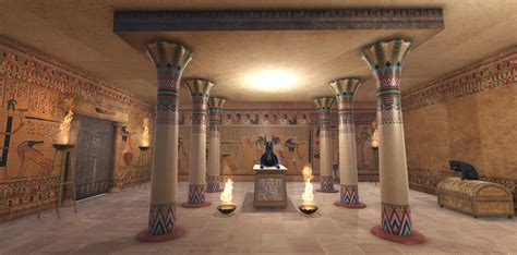 3d model temple of the pharaoh vr vr ar low poly cgtrader