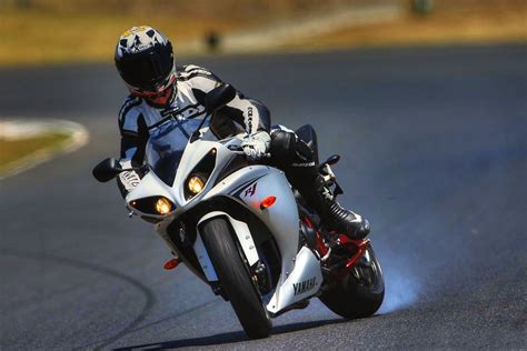 In crashes with motorcyclists, drivers often say that they never saw the motorcycle. File:R1 Driver.jpg - Wikimedia Commons