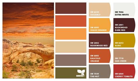 Canyon Sw Style Color Schemes Colour Palettes Desert Color Palette