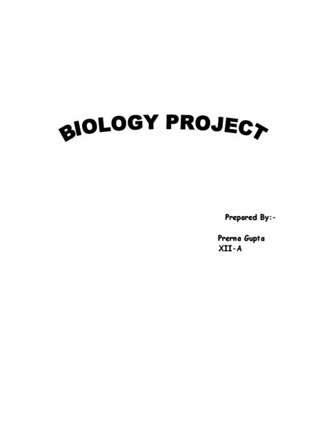 Biology Project Pdf Ayurveda Vedas