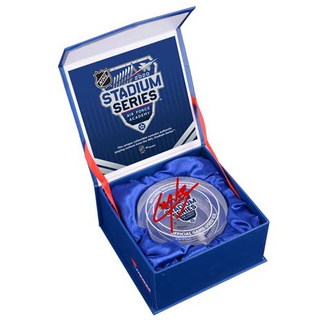 Frankly i like them, they're wacky in a good way; Cale Makar Colorado Avalanche Autographed 2020 NHL Stadium Series Crystal Puck - Filled with Ice ...
