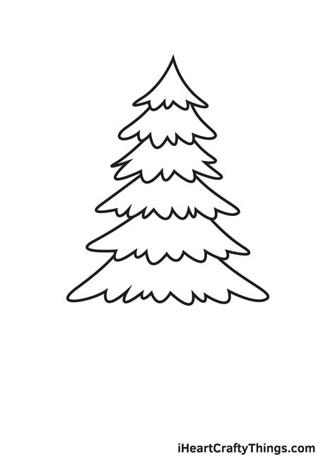 Easy Way To Draw Pine Trees Richardson Neand1996