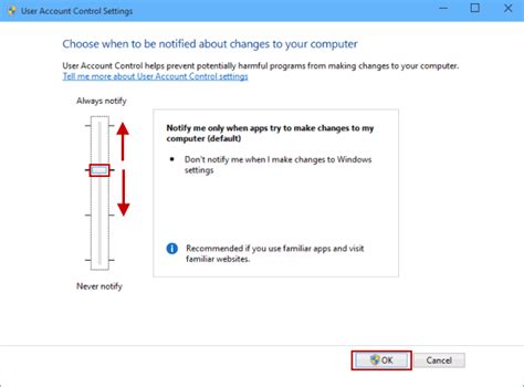 How To Change User Account Control Settings On Windows 10