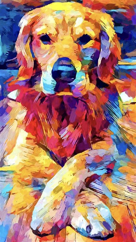 Pin By S Mah On Art Artful Animals ️ Dog Painting Pop Art Colorful