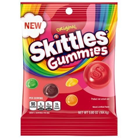 Skittles Original Gummy Candy 58 Oz Bag